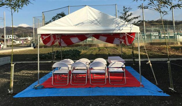 テント1.5間×2間 写真